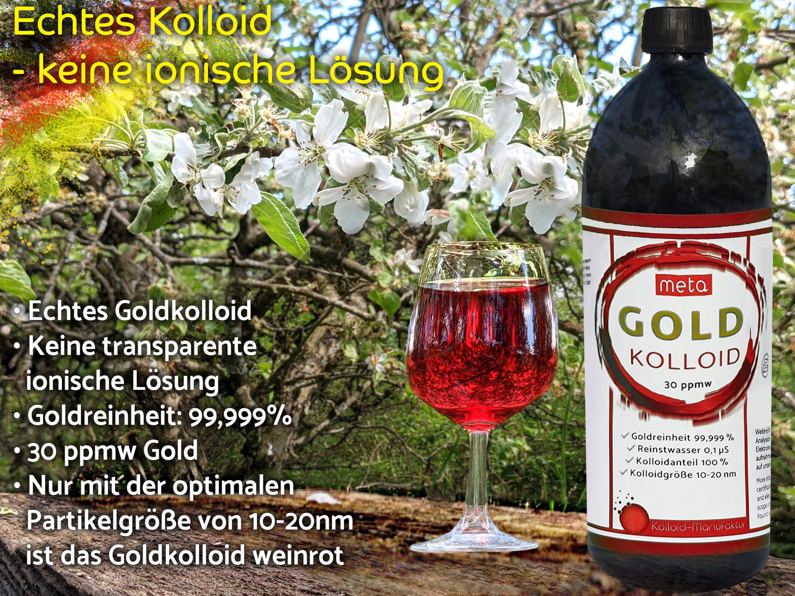 meta Gold Kolloid 30 ppmw 1000ml